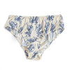 Arching Tiger Print | Pure Silk Mid Rise Bikini | Brush Collection