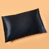 Black Pure Mulberry Silk Pillowcase | Standard, Queen & King | 22 Momme | Float Collection