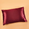 Burgundy Pure Mulberry Silk Pillowcase | Standard, Queen & King | 22 Momme | Float Collection