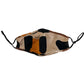 Abstract Leopard: Triple Layer Mulberry Silk Unisex Face Mask