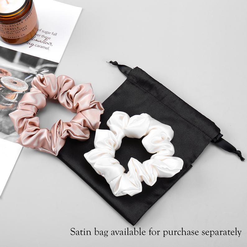 Pure Mulberry Silk Regular Scrunchie | 1.4 Inch | 22 Momme | Float Collection