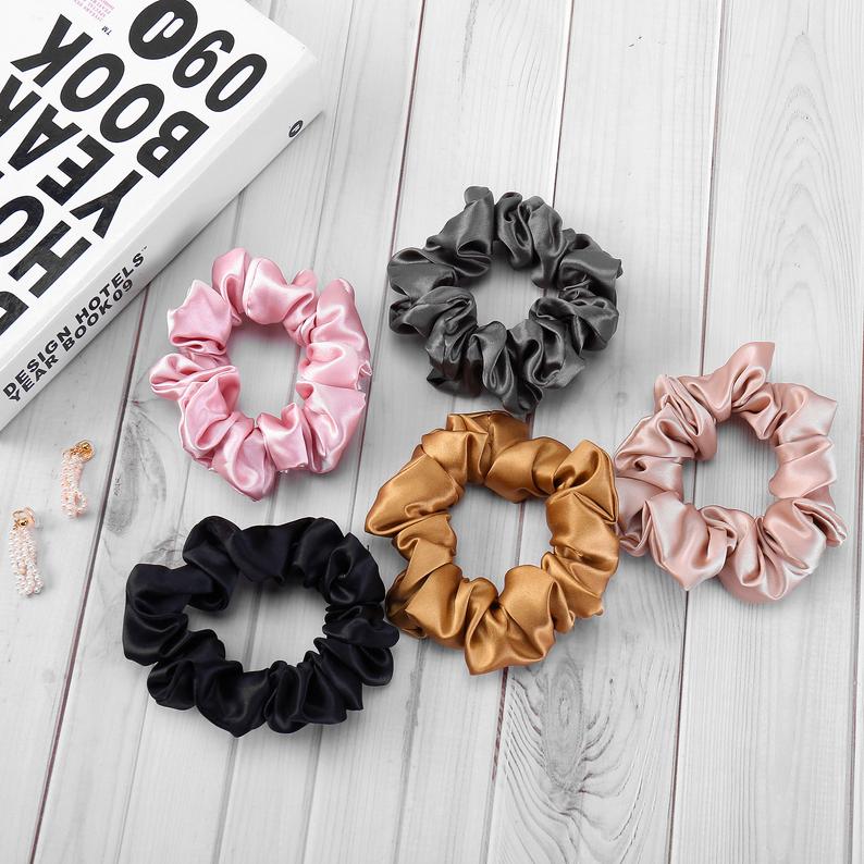 Pure Mulberry Silk Regular Scrunchie | 1.4 Inch | 22 Momme | Float Collection